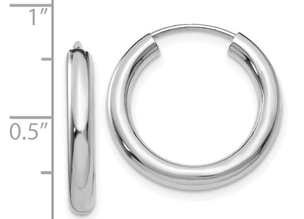 14k White Gold Earrings Style TF806 - Classique Jewelry Inc.