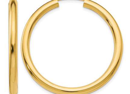 14K gold hoop earrings