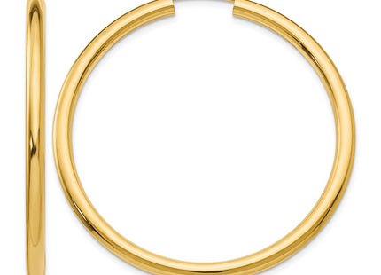 14K gold hoop earrings