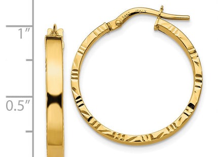 14k Yellow Gold Earrings Style TF813 - Classique Jewelry Inc.
