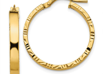 14k Yellow Gold Earrings Style TF813 - Classique Jewelry Inc.