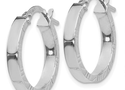 14k White Gold Earrings Style TF815 - Classique Jewelry Inc.
