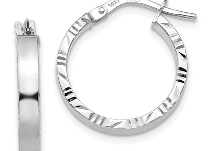 14k White Gold Earrings Style TF815 - Classique Jewelry Inc.