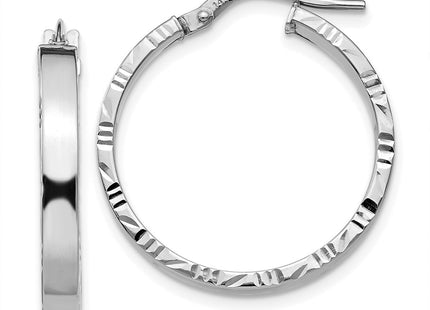 14k White Gold Earrings Style TF816 - Classique Jewelry Inc.