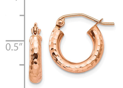 14k Rose Gold Earrings Style TF821 - Classique Jewelry Inc.