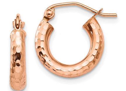 14k Rose Gold Earrings Style TF821 - Classique Jewelry Inc.