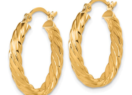 14k Yellow Gold Earrings Style TF863 - Classique Jewelry Inc.