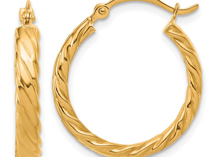 14k Yellow Gold Earrings Style TF863 - Classique Jewelry Inc.