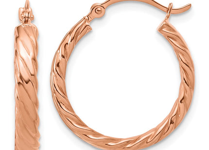 14k Rose Gold Earrings Style TF863R - Classique Jewelry Inc.