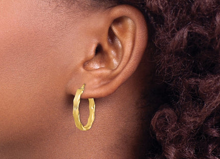 14k Yellow Gold Earrings Style TF866 - Classique Jewelry Inc.