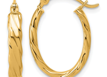 14k Yellow Gold Earrings Style TF868 - Classique Jewelry Inc.