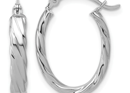 14k White Gold Earrings Style TF869 - Classique Jewelry Inc.