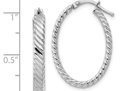 14k White Gold Earrings Style TF871 - Classique Jewelry Inc.