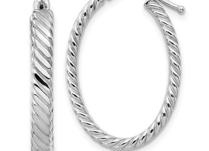 14k White Gold Earrings Style TF871 - Classique Jewelry Inc.