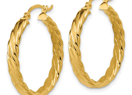 14k Yellow Gold Earrings Style TF905 - Classique Jewelry Inc.