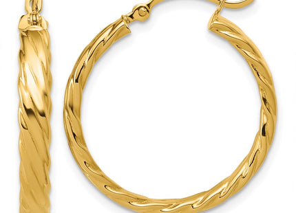 14k Yellow Gold Earrings Style TF905 - Classique Jewelry Inc.