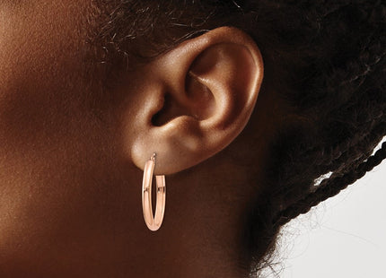 14k Rose Gold Earrings Style TF977 - Classique Jewelry Inc.