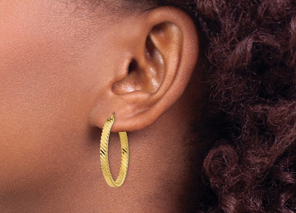 14k Yellow Gold Earrings Style TF988 - Classique Jewelry Inc.