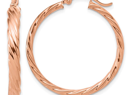 14k Rose Gold Earrings Style TF988R - Classique Jewelry Inc.