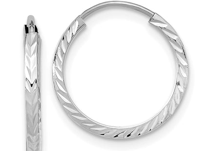 14k White Gold Earrings Style TF993W - Classique Jewelry Inc.