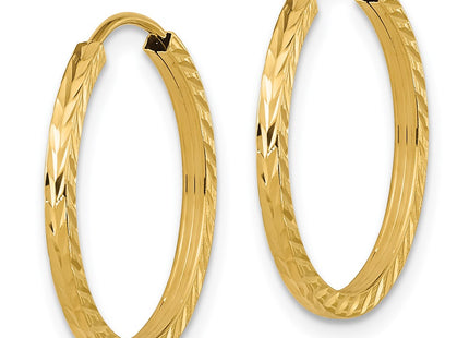 14k Yellow Gold Earrings Style TF995 - Classique Jewelry Inc.