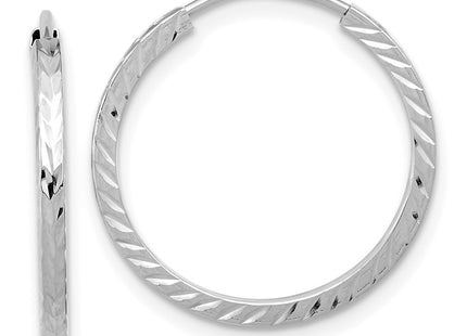 14k White Gold Earrings Style TF995W - Classique Jewelry Inc.