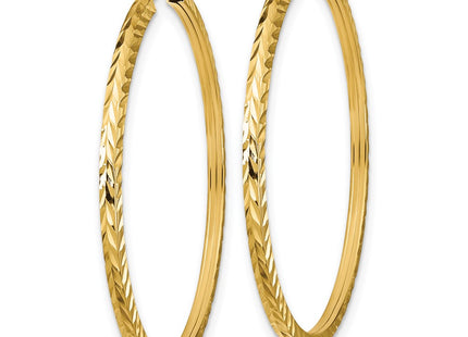 14k Yellow Gold Earrings Style TF998 - Classique Jewelry Inc.