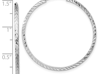 14k White Gold Earrings Style TF998W - Classique Jewelry Inc.