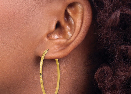 14k Yellow Gold Earrings Style TF999 - Classique Jewelry Inc.