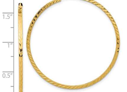 14k Yellow Gold Earrings Style TF999 - Classique Jewelry Inc.