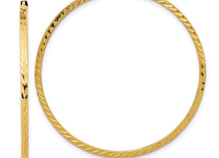 14k Yellow Gold Earrings Style TF999 - Classique Jewelry Inc.