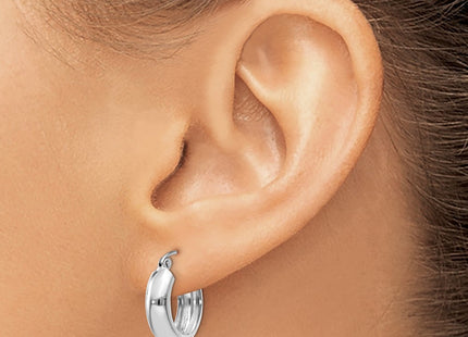 14k White Gold Earrings Style TH276 - Classique Jewelry Inc.