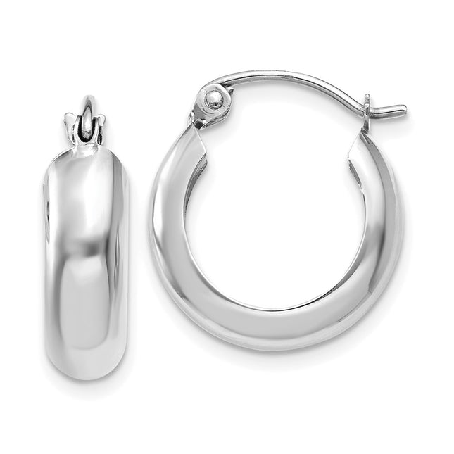 14k White Gold Earrings Style TH276 - Classique Jewelry Inc.