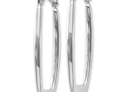 14k White Gold Earrings Style TH291 - Classique Jewelry Inc.