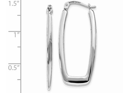 14k White Gold Earrings Style TH291 - Classique Jewelry Inc.