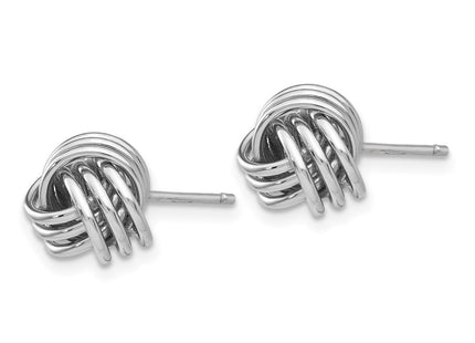 14k White Gold Earrings Style TH495 - Classique Jewelry Inc.