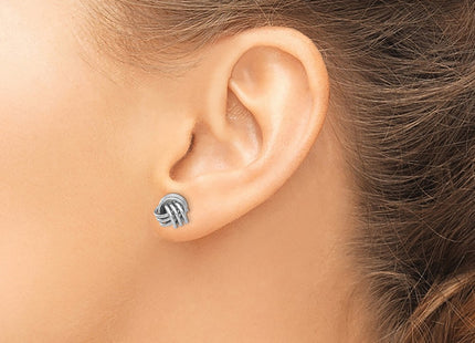 14k White Gold Earrings Style TH495 - Classique Jewelry Inc.