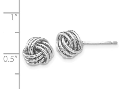 14k White Gold Earrings Style TH495 - Classique Jewelry Inc.