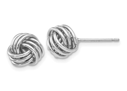 14k White Gold Earrings Style TH495 - Classique Jewelry Inc.