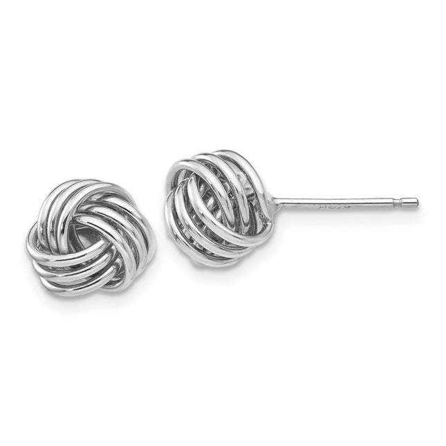 14k White Gold Earrings Style TH495 - Classique Jewelry Inc.