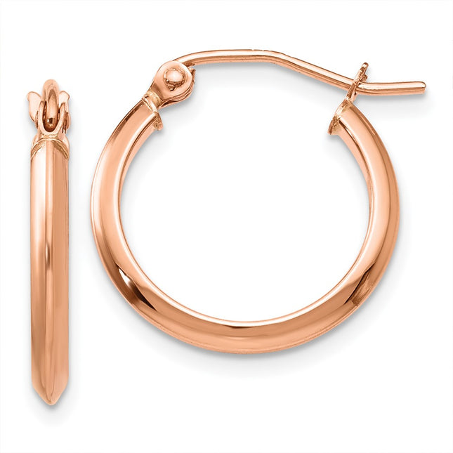 14k Rose Gold Earrings Style TH497 - Classique Jewelry Inc.