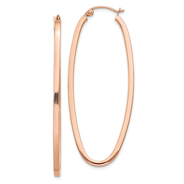 14k Rose Gold Earrings Style TH503 - Classique Jewelry Inc.