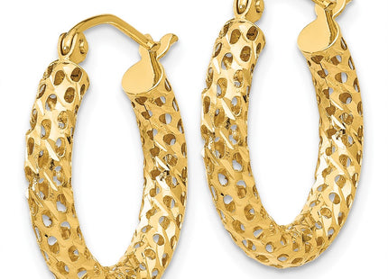 14k Yellow Gold Earrings Style TH515 - Classique Jewelry Inc.