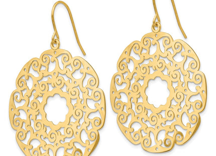 14k Yellow Gold Earrings Style TH589 - Classique Jewelry Inc.