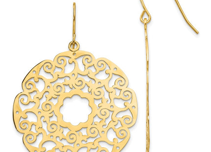 14k Yellow Gold Earrings Style TH589 - Classique Jewelry Inc.