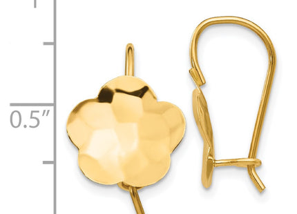 14k Yellow Gold Earrings Style TH647 - Classique Jewelry Inc.