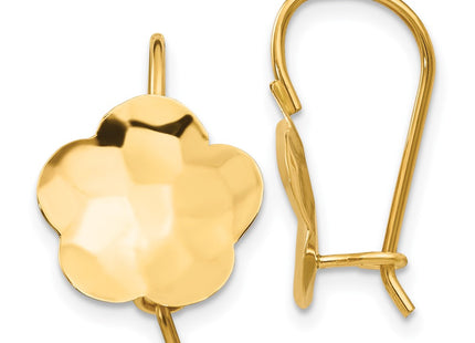 14k Yellow Gold Earrings Style TH647 - Classique Jewelry Inc.