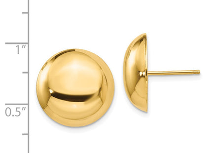 14k Yellow Gold Earrings Style TH654 - Classique Jewelry Inc.