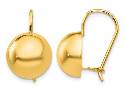 14K gold earrings