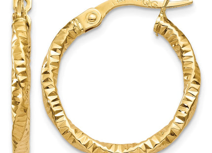 14K gold hoop earrings
